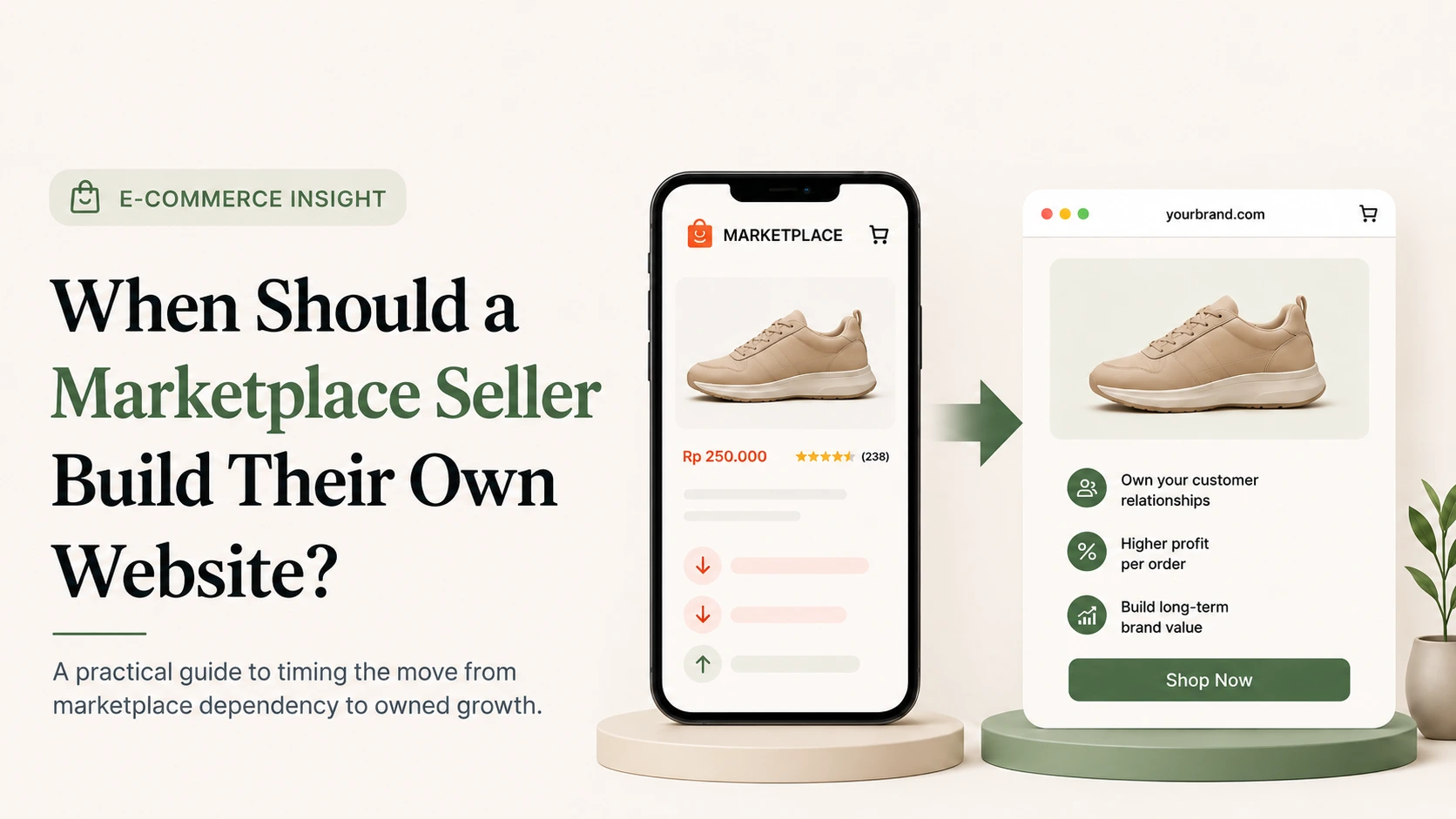 Article Cover: When Is the Right Time for a Marketplace Seller to Get Their Own Website